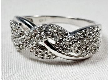 10k White Gold DIAMOND Ring