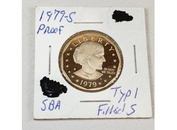 1979-s Proof Susan B Anthony Dollar Type 1