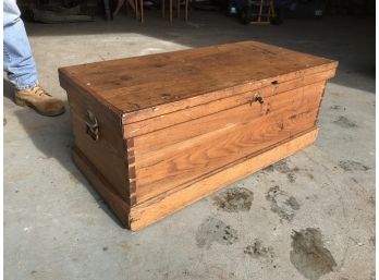 Antique Chestnut Carpenters Tool Chest Nice.