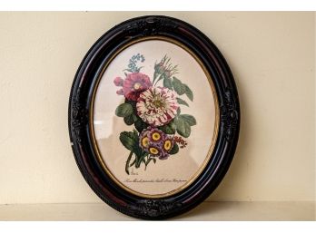 Vintage Oval Floral