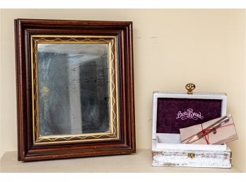 Antique Mirror & New Trinket Box