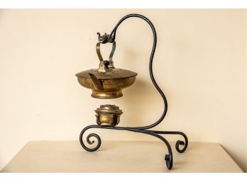 Antique Persian Style Brass Teapot