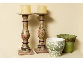 Candleholders And Planters