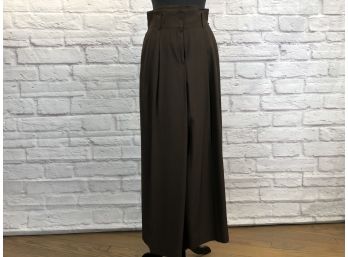 Lafayette 148 Wide Leg High Wide Waster Trousers, So Chic - Sz8