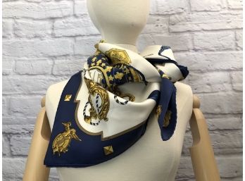 Hermes Nautical Themed Silk Scarf, Perfection 32x32