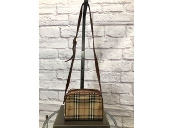 Burberry Vintage Petite Shoulder Bag, Double Zipper, Iconic