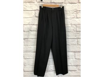 Vintage 90's Womens Wool Trousers With Pleats And All, Georgio St Angelo - Sz 8