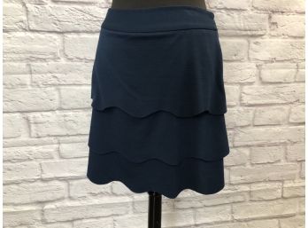 Patrizia Luca - Milano, Jersey Knit 3 Tiered Short Skirt - Sz 8