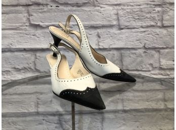 Circa, Classic Spectator Pumps, Slingback, Perfect For Spring - Sz 7.5