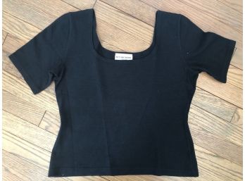 Bettina Reidel Cotton Knit Top, Sz M