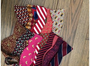 Bow Ties - Set 8, Seeing Red, Various Designers, Excellent Condition