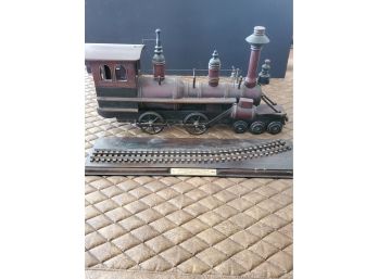 Vintage Wood Train And Seven Dwarfs Mining Train Display Track