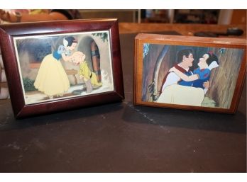 Wooden Snow White Jewelry Boxes And Watch