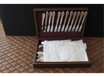 Silverware Set In Chest