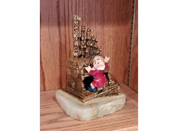 Grumpy Playing Pipe Organ Limited Signed And Numbered DISNEY Sculpture By Ron Lee