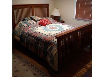 Queen Size Mission Style Bed