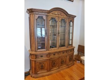 Vintage Bernhardt Wooden China Cabinet