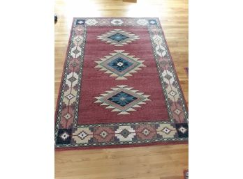 Dalyn Rug 4 Ft 11 X 7 Avalon AN30 Red Pattern (4 Of 4)