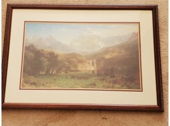 The Rocky Mountains, Lander's Peak Albert Bierstadt Reproduction