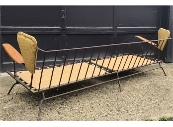 Rare MAX STOUT MID CENTURY MODERN Iron Sofa