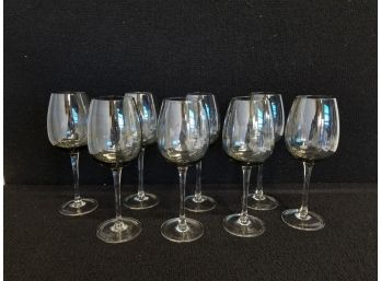 8 Large Wine Glasses