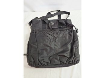 Nice Lululemon Athletica Black Duffel Bag With Long Strap