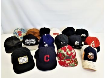 15 Baseball Caps Nike, Basketball And Baseball