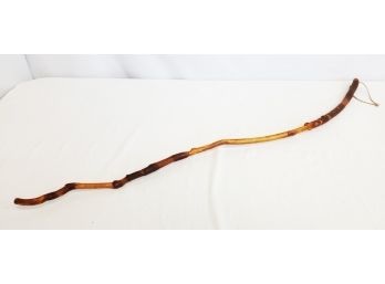 Vintage Carved Wood Carved 38' Walking Stick