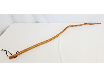 Vintage Carved Wood Crooked 47' Walking Stick