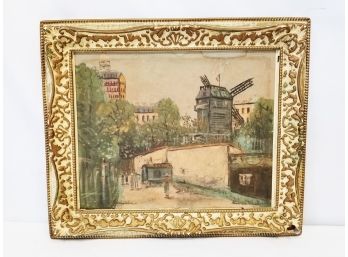 Antique Windmill Of Montmartre Art Print By Maurice Utrillo