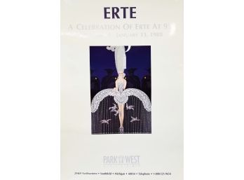 Erte A Celebration Of Erte At 95 Original Gallery Exhibit Poster 1988 Print