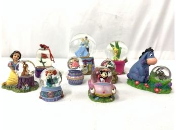 9 Disney Snow Globe Figurines