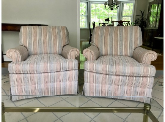 Pair Hickory Chairs