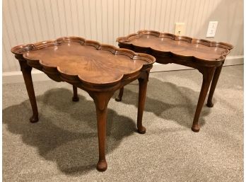 Pair Vintage English Side Tables