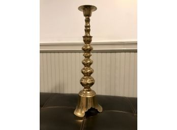 Vintage Monumental Brass Candlestick