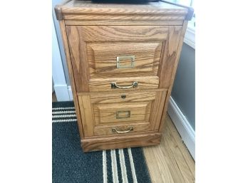 Heritage  Oak Collection By Winners Only Two Drawer File Cabinet