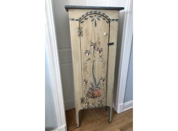 Charming Wooden Hand Painted  Storage Cabinet