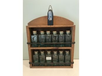 Vintage Wooden Spice Rack