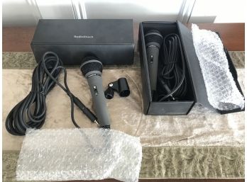 Pair Of RADIO SHACK Dynamic Microphones