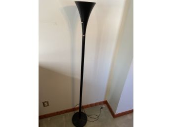 Black Torchiere Floor Lamp