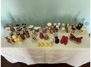 Collection Of Salt And Pepper Shakers