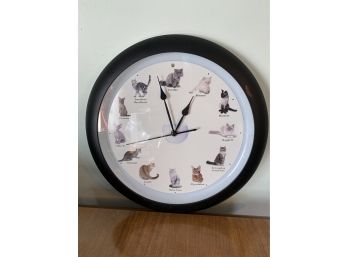 Cat Wall Clock