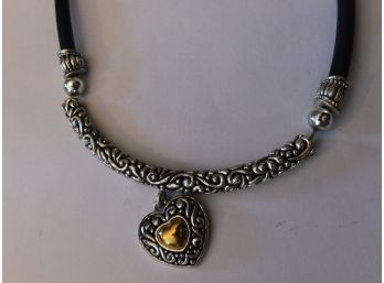 Necklace With Heart Pendant