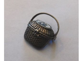 Nantucket Basket Pin Marked 'SS PAI'