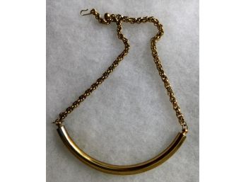 Rather Unusual Gold Tone Necklace