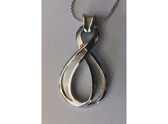 'TRIFARI' Silver Tone Necklace With Pendant