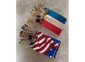 TWO PATRIOTIC PINS Of Pins