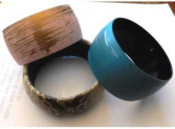 THREE Colorful CUFFS