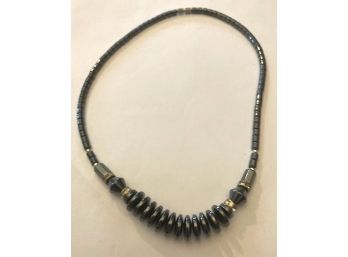 Spectacular Gun Metal Necklace