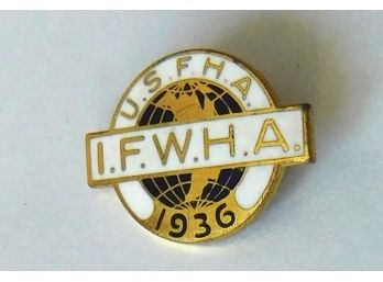 1936 'I.F.W.H.A. ' Pin